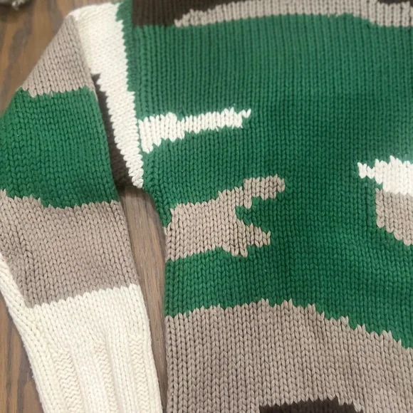 525 America Camo Chunky Knit Turtleneck Sweater - Picture 3 of 7